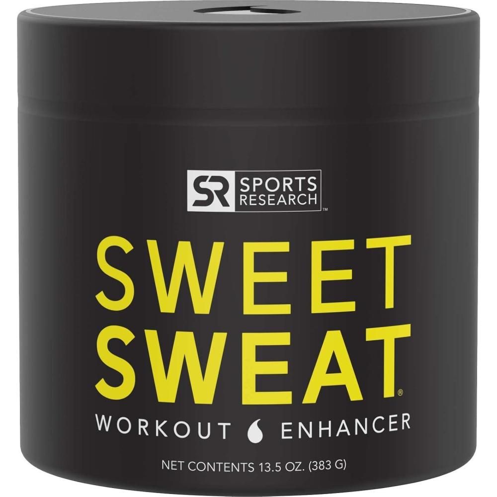 imageSports Research Sweet Sweat Workout Enhancer Gel Original Scent  Maximize Your Exercise ampamp Sweat Faster  135oz JarOriginal