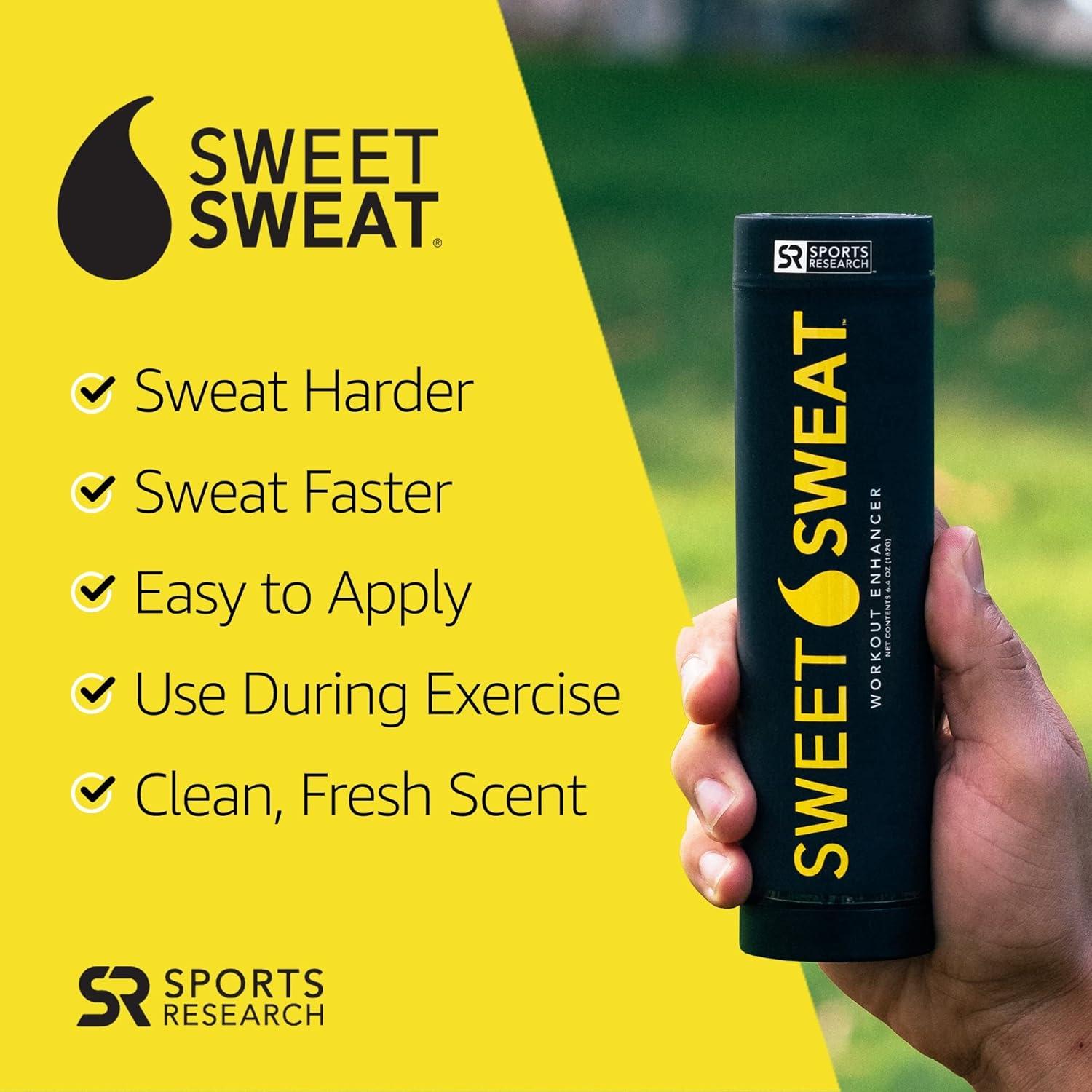 imageSports Research Sweet Sweat Waist Trimmer Large ampamp Original Sweet Sweat Stick Bundle