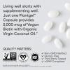 imageSports Research Extra Strength Vegan Biotin Vitamin B Supplement with Organic Coconut Oil  Supports Keratin for Healthier Hair ampamp Skin  Great for Women ampamp Men  5000mcg 30 Veggie Softgel Capsules5 000 mcg