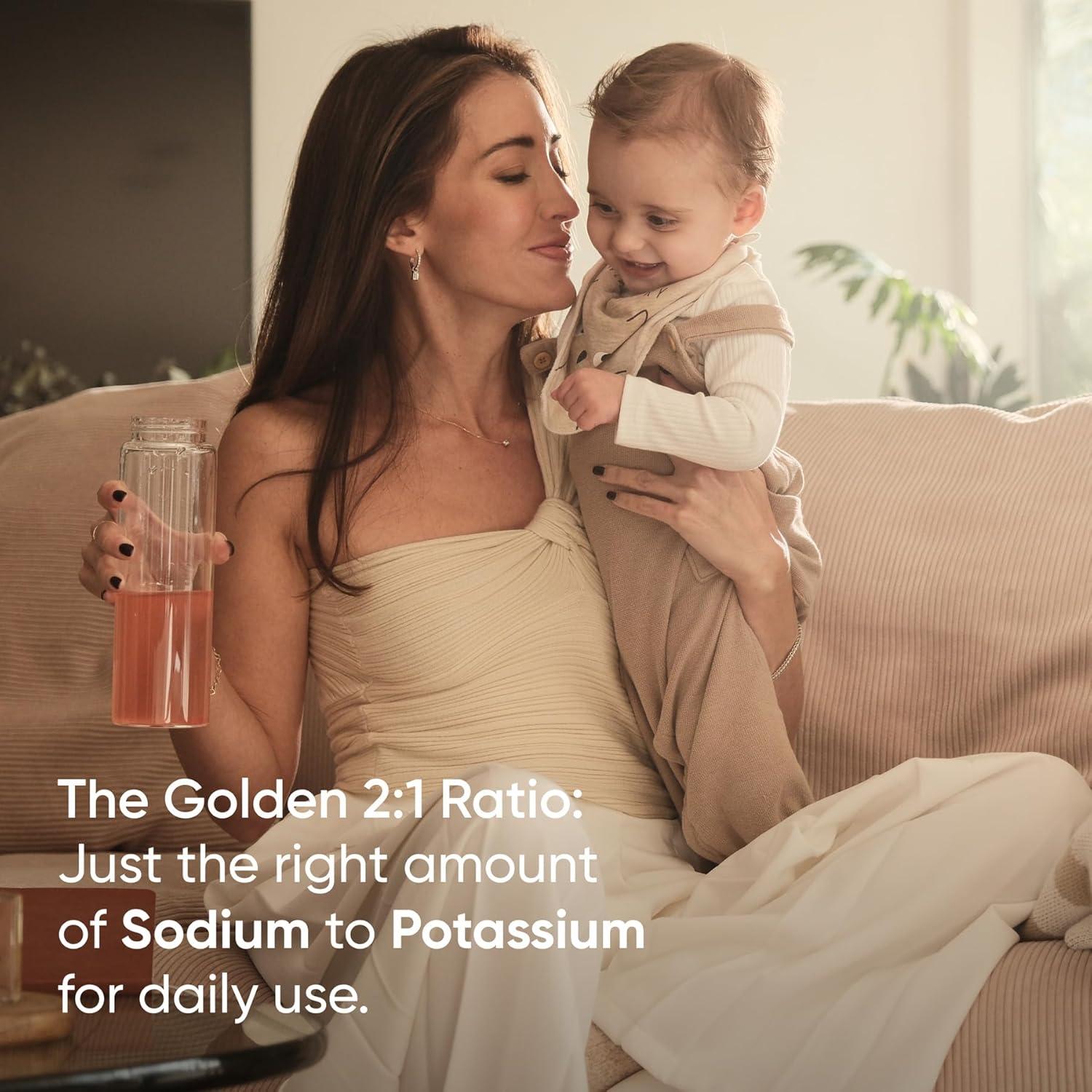 imageSports Research Hydrate Electrolytes Powder Packets  SugarFree ampamp Naturally Flavored with Vitamins Minerals and Coconut Water  Supports Hydration  32 Packets  Variety PackVariety Pack