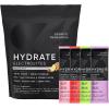 imageSports Research Hydrate Electrolytes Powder Packets  SugarFree ampamp Naturally Flavored with Vitamins Minerals and Coconut Water  Supports Hydration  32 Packets  Variety PackVariety Pack