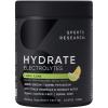 imageSports Research Hydrate Electrolytes Powder Packets  SugarFree ampamp Naturally Flavored with Vitamins Minerals and Coconut Water  Supports Hydration  32 Packets  Variety PackLemon Lime