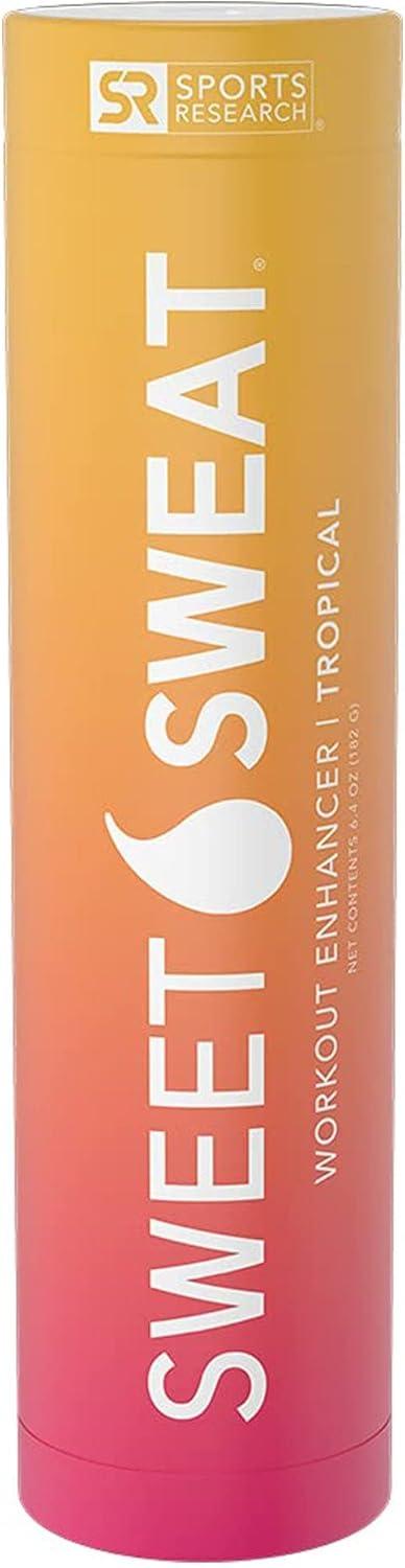 imageSports Research Sweet Sweat Tropical Gel Stick 64oz and Pink Arm Trimmers Medium Bundle