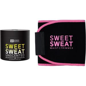 imageSports Research Sweet Sweat Original Waist Trimmer Pink Small ampamp Unscented Sweet Sweat 135oz Jar Bundle