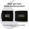 imageSports Research Sweet Sweat Waist Trimmer Core Series  Premium Sweat Enhancing Fitness Band for Women amp MenBlackYellow