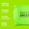 imageSports Research Sweet Sweat Waist Trimmer Core Series  Premium Sweat Enhancing Fitness Band for Women amp MenNeon Green