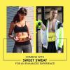 imageSports Research Sweet Sweat Waist Trimmer Core Series  Premium Sweat Enhancing Fitness Band for Women amp MenNeon Yellow