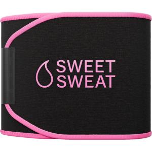 imageSports Research Sweet Sweat Waist Trimmer Core Series  Premium Sweat Enhancing Fitness Band for Women amp MenBlackPink