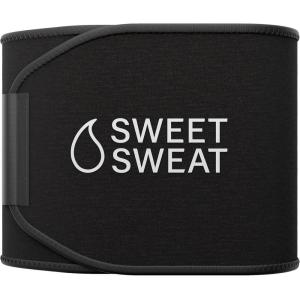 imageSports Research Sweet Sweat Waist Trimmer Core Series  Premium Sweat Enhancing Fitness Band for Women amp MenBlackWhite