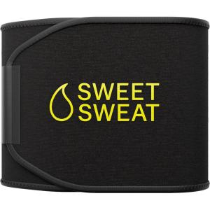 imageSports Research Sweet Sweat Waist Trimmer Core Series  Premium Sweat Enhancing Fitness Band for Women amp MenBlackYellow