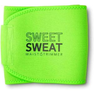 imageSports Research Sweet Sweat Waist Trimmer Core Series  Premium Sweat Enhancing Fitness Band for Women amp MenNeon Green