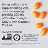 imageSports Research CoQ10 200mg Capsules  Premium Coenzyme 10 Supplement with Coconut MCT Oil  Vegan Certified NonGMO Verified amp Gluten Free  90 Veggie Softgels90 Count Pack of 1