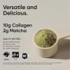 imageSports Research Organic Collagen Powder  Hydrolyzed Type I amp III Collagen Protein  USDA Organic Gluten Free Sustainably Sourced  Dark Chocolate  30 ServingsMatcha Green Tea