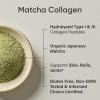 imageSports Research Organic Collagen Powder  Hydrolyzed Type I amp III Collagen Protein  USDA Organic Gluten Free Sustainably Sourced  Dark Chocolate  30 ServingsMatcha Green Tea