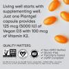 imageSports Research Vitamin D3 K2 with 5000iu of PlantBased D3 amp 100mcg of Vitamin K2 as MK7 NonGMO Verified amp Vegan Certified  160 Liquid Softgels