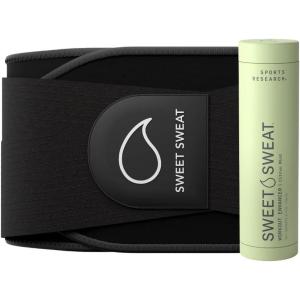 imageSports Research Premium Sweat Enahancing Fitness Pack  Sweet Sweat Waist Trimmer Pro Series MLBlack amp Workout Enhancer Gel Stick Citrus Mint 64oz