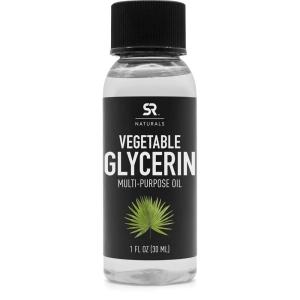 imagePure Vegetable Glycerin by SR Naturals  Amazing Benefits for Hair  Excellent Emollient Qualities  1oz Travel Size Bottle